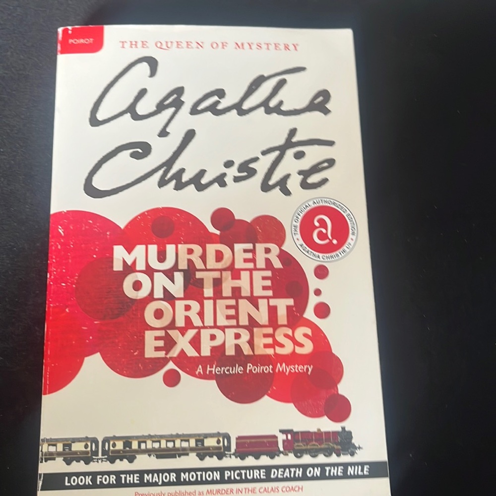 Book. Murder on the orient express.